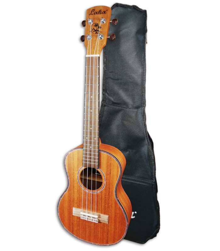 Foto do Ukulele Tenor Laka modelo VUT40 com o Saco