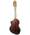 Photo of the classical guitar Paco Castillo model 235 TE's back