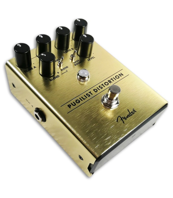 Foto da entrada do Pedal Fender modelo Pugilist Distortion