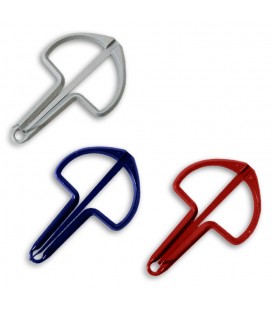 Foto de los tres colores disponibles del Arpa de Boca Schwarz modelo DB20-14 Metálico
