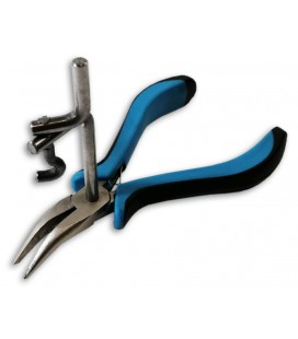 Photo detail of the handles from the Pliers Twister Artcarmo model Basic in blue color