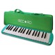 Photo of the Melodica Record model M-37GR in Green color with case