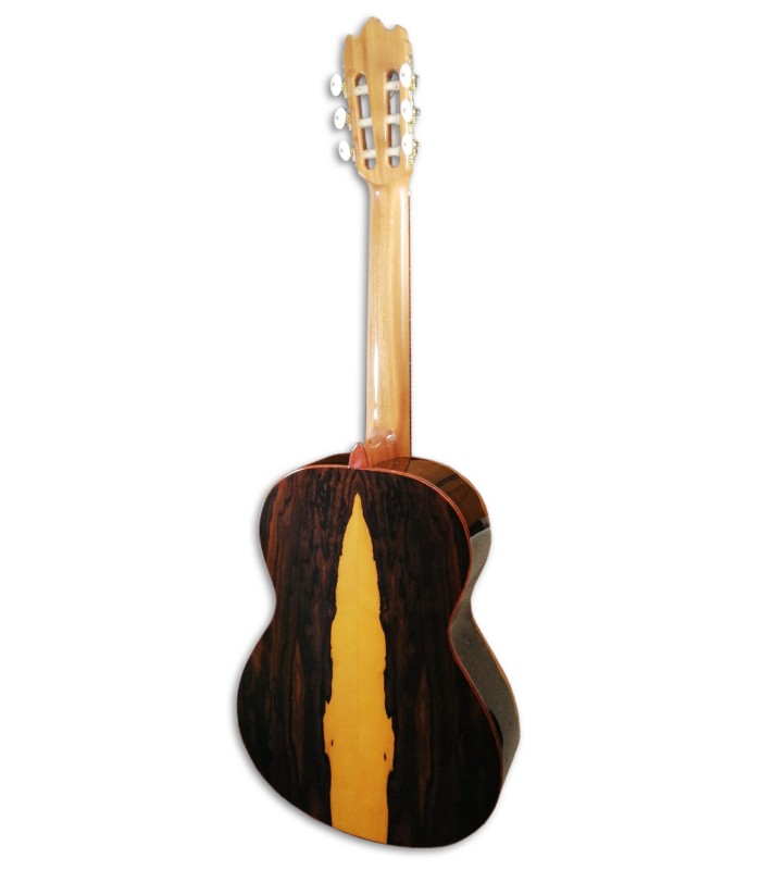 Photo of the classical guitar Alhambra model Iberia Ziricote's back