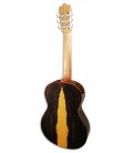 Photo of the classical guitar Alhambra model Iberia Ziricote's back