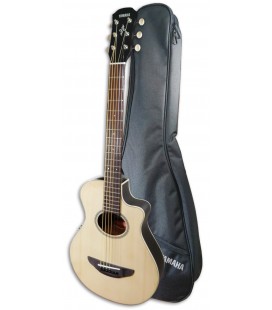 Foto de la guitarra Yamaha APX-T2 natural con funda