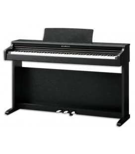 Piano digital Kawai modelo KDP120B com acabamento preto