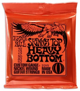 Foto da capa da embalagem do Jogo de Cordas Ernie Ball modelo 2215