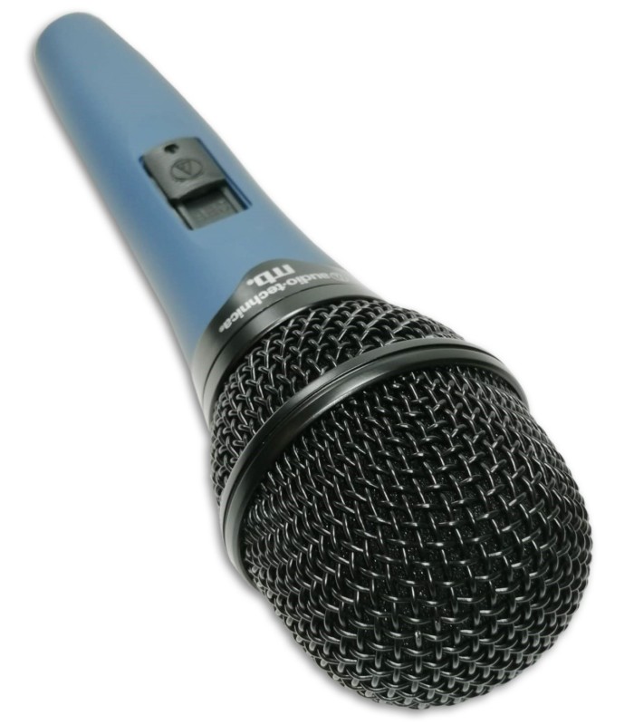 Foto detalhe da cabeça do Microfone Audio Technica modelo MB3K