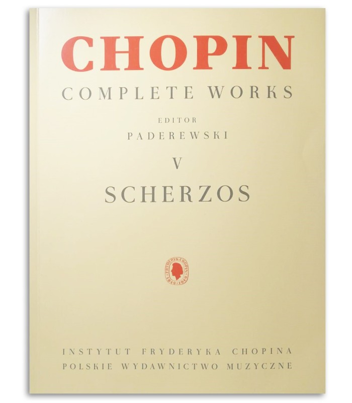 Foto da capa do livro Chopin Scherzos Paderewski