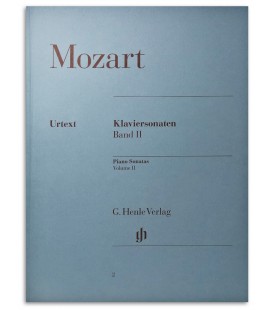 Foto da capa do livro Mozart Piano Sonatas Vol 2