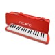 Photo of the Melodica Record model M-37RD in Red color with case