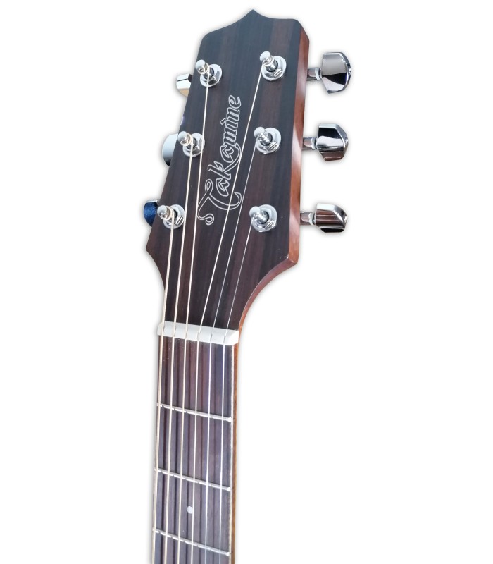 Photo of the Acoustic Guitar Takamine model GN20-NS Nex's headstock