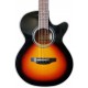Photo of the Electroacoustic Guitar Takamine model GF15CE-BSB FXC Brown Sunburst's top