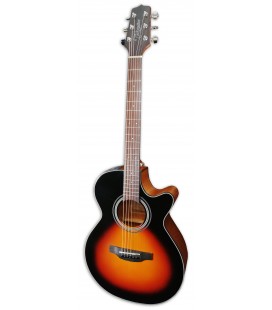 Foto da Guitarra Eletroacústica Takamine modelo GF15CE-BSB FXC Brown Sunburst