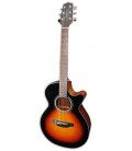 Electroacoustic Guitar Takamine GF15CE-BSB FXC Brown Sunburst CW