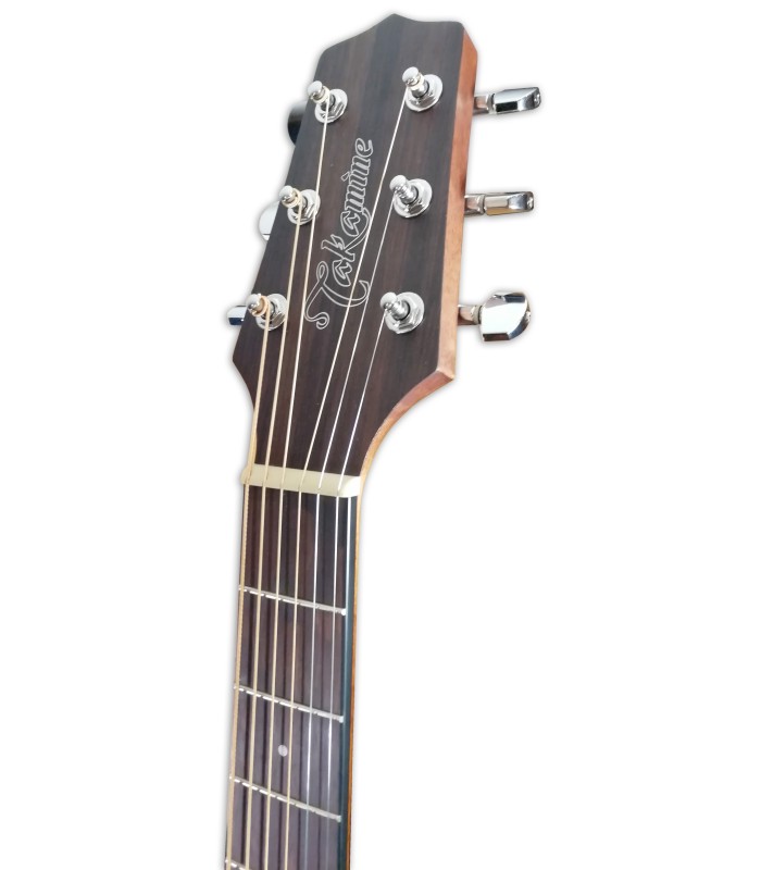 Foto da cabeça da Guitarra Eletroacústica Takamine modelo GN10CE-NS CE Nex Natural