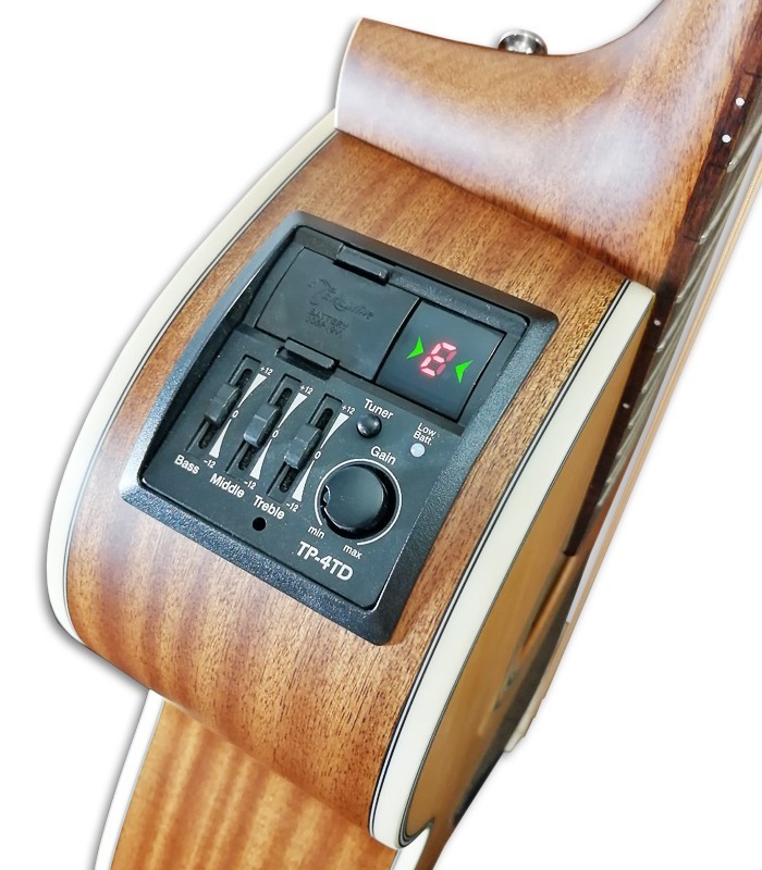 Foto do preamp da Guitarra Eletroacústica Takamine modelo GN20CE-NS CW Nex