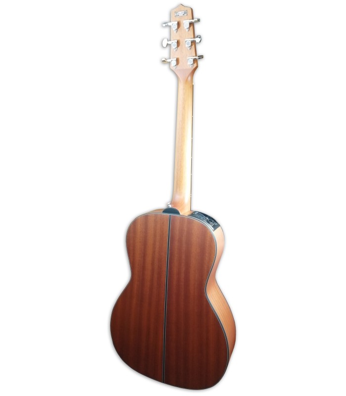 Foto do fundo da Guitarra eletroacústica Takamine modelo GY11ME-NS CW New Yorker