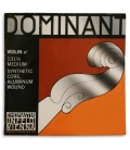 Foto da capa da embalagem da Corda Thomastik Dominant 131 para Violino 1/2 2ª Lá