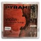 Foto da capa da embalagem do Jogo de Cordas Pyramid 100100 para Violino Alumínio 3/4