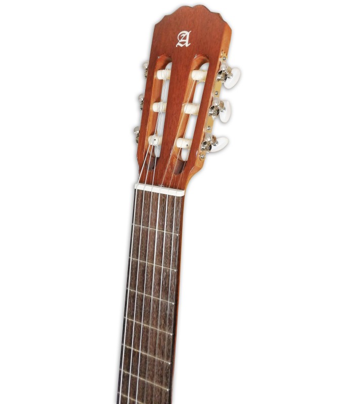 Photo of the classical guitar Alhambra model 1C HT's headstock