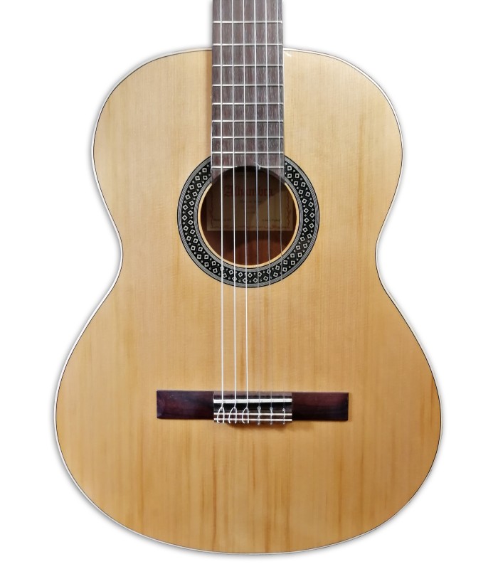 Foto do tampo da guitarra clássica Alhambra modelo 1C HT