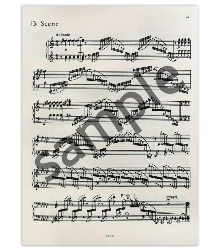 Foto de outra amostra do livro The Swan Lake Tschaikovsky 1 Ato Ballet version Piano