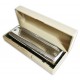 Photo of the Harmonica Suzuki model MR250C Bluesmaster in C inside it's case