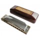 Photo of the harmonica Suzuki 1072C Folk Master in C with it's case