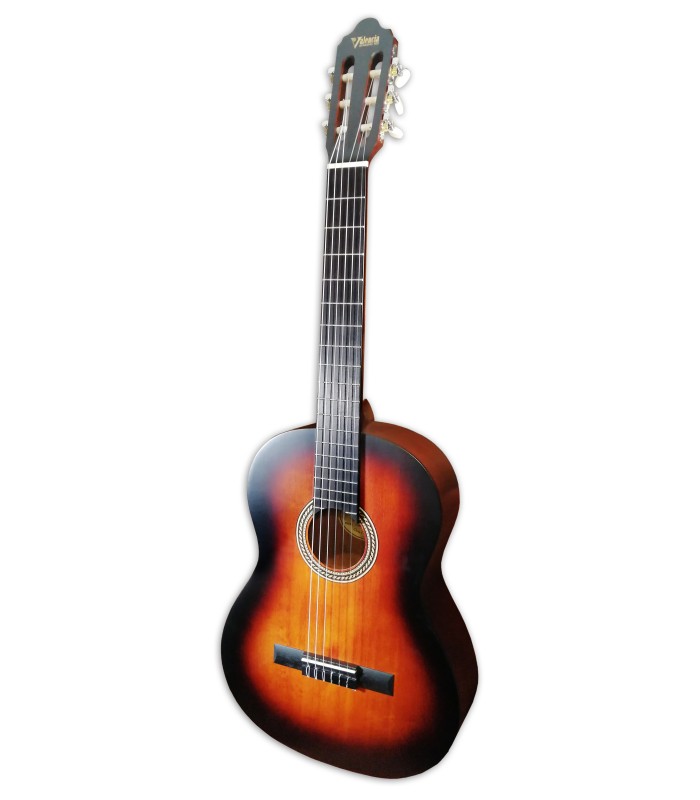 Foto da guitarra clássica Valencia modelo VC204 CBS sunburst mate