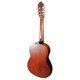 Photo of the classical guitar Valencia VC204 CBS sunburst mate's back