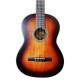 Foto do tampo da guitarra clássica Valencia modelo VC204 CBS sunburst mate