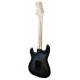 Foto das costas da guitarra elétrica Fender Squier modelo Affinity Stratocaster FMT HSS MN BBST