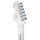 Foto del clavijero de la guitarra eléctrica Fender Squier modelo Affinity Stratocaster FMT HSS MN BBST