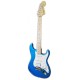 Foto da guitarra do pack Fender Squier modelo Aff Strat HSS LPB amplificador 15G acessórios