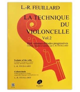 Foto da capa do livro Feuillard La technique du violoncelle vol 2