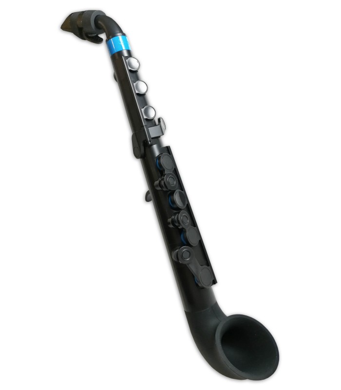 Foto do saxofone Nuvo Jsax N520JBBL em cor preta e azul