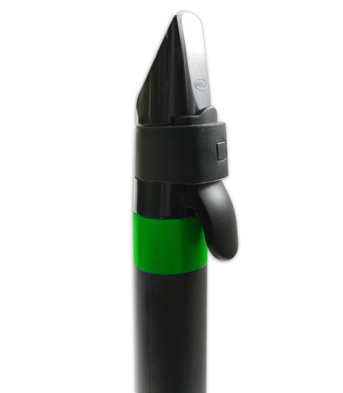 Detail of the clarinet Nuvo N430 DBGN Dood's mouthpiece nad reed