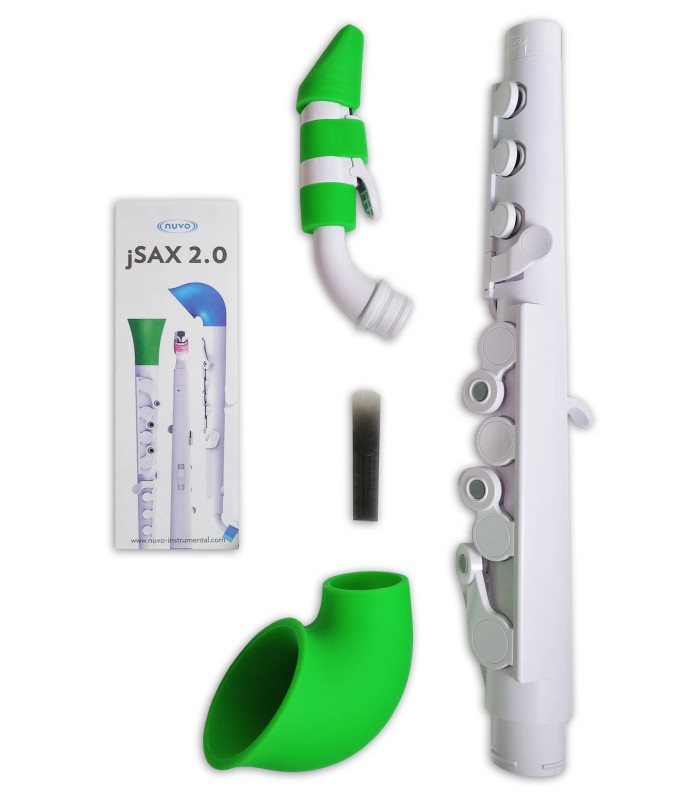 Partes separadas del saxofón Nuvo Jsax N520JWGN