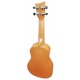 Back of the ukulele soprano model VGS W-SO-BR Manoa Muddy Roads