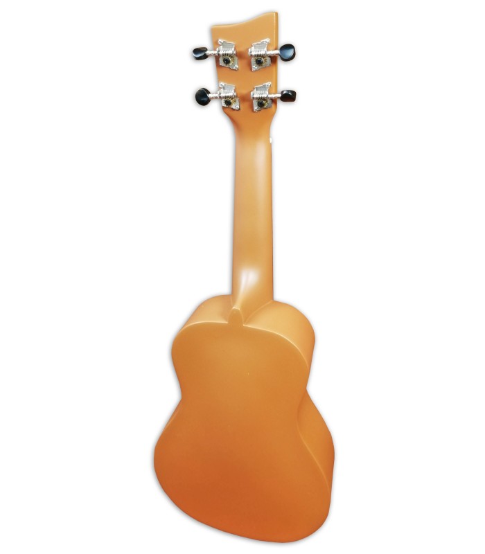 Back of the ukulele soprano model VGS W-SO-BR Manoa Muddy Roads