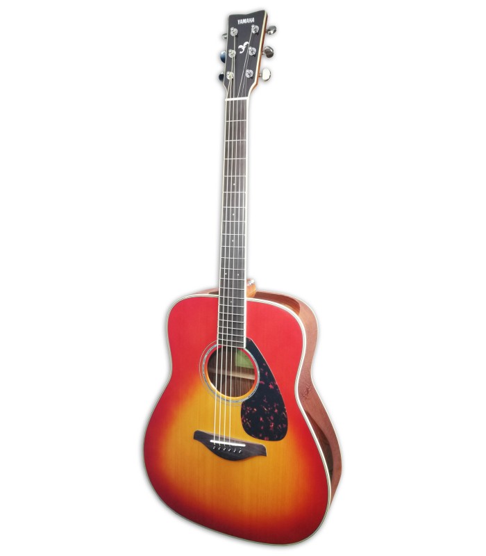 Foto de la guitarra acústica Yamaha modelo FG830 AB con acabado Autumn Burst