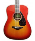 Top of the acoustic guitar Yamaha model FG830 AB