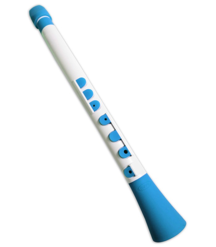 Foto del clarinete Nuvo modelo N430 DWBL Dood en color blanco y azul