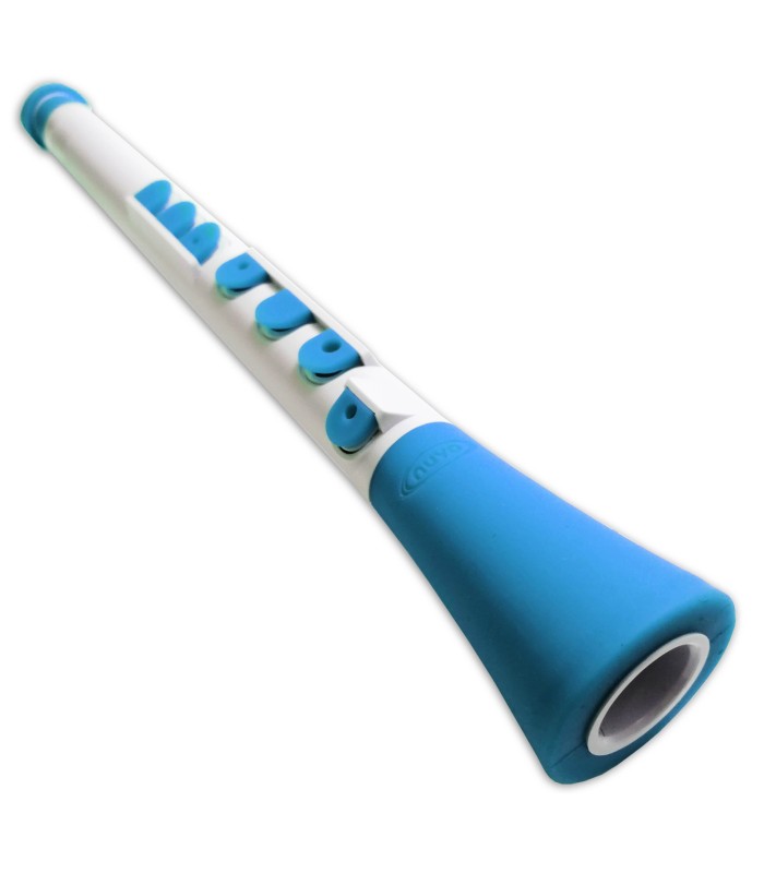 Detalle de la campana del clarinete Nuvo modelo N430 DWBL Dood
