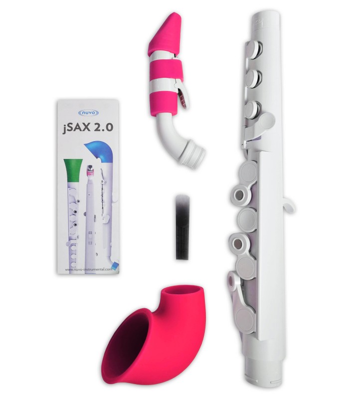 Partes separadas del saxofón Nuvo Jsax modelo N520JWPK