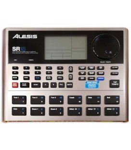 Foto da caixa de ritmos Alesis modelo SR-18