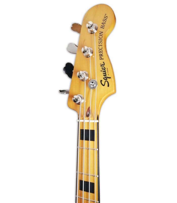Head of the bass guitar Fender Squier model Classic Vibe 70S Precision Bass