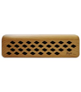 Foto do amplificador Flight modelo Mini 6248 em maple para ukulele