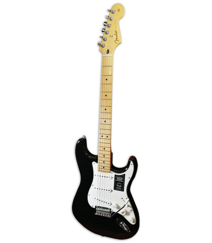 Foto de la guitarra eléctrica Fender modelo Player Strato MN Black